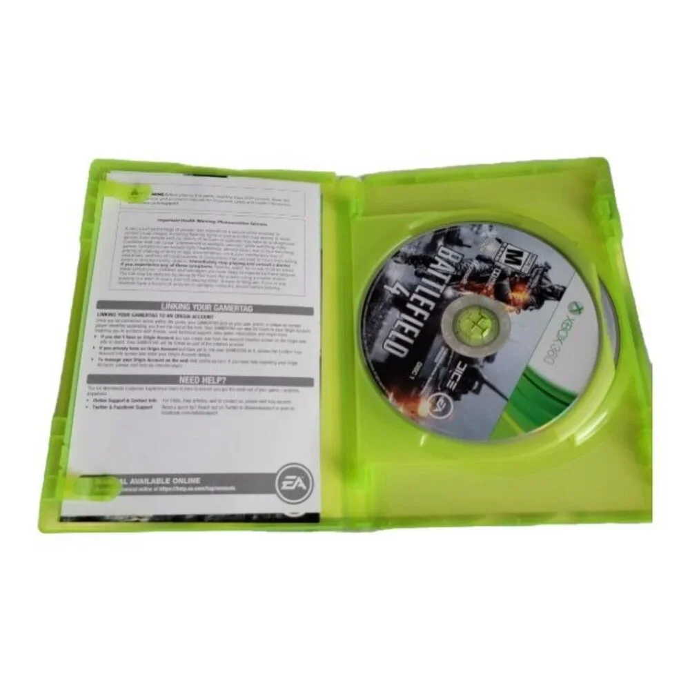 Battlefield 4 Xbox 360 Video Game 2 Disc Includes Case Expansion Pack No Manual